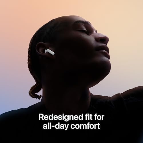 Apple AirPods 4 Wireless Earbuds, Bluetooth Headphones, Personalized Spatial Audio, Sweat and Water Resistant, USB-C Charging Case, H2 Chip, Up to 30 Hours of Battery Life, Effortless Setup for iPhone - Image 3