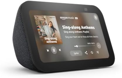 Amazon Echo Show 5 (newest model), Smart display with 2x the bass and clearer sound, Charcoal - Image 2