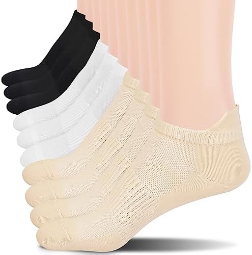 Cozi Foot Ankle Socks for Women: 10 Pairs Cotton Soft Fabric