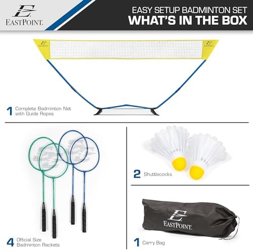 EastPoint Sports Easy Setup Badminton Set - Image 2