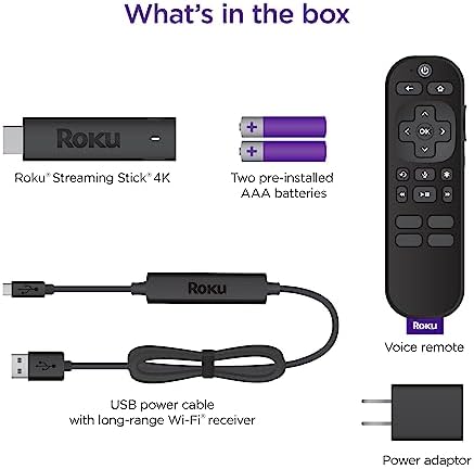 Roku Streaming Stick 4K | Portable Roku Streaming Device 4K/HDR/Dolby Vision, Roku Voice Remote, Free & Live TV - Image 6