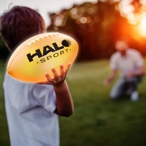 Rechargeable Light Up Football - Glow in The Dark Ball - NO 6 - Outdoor Sports Birthday Gifts for Boys 8-15+ Year Old - Kids Teenage Youth Gift Ideas - Boy Toys Stuff Ages 8 9 10 11 12 13 14 15 - Image 9