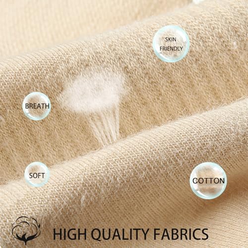 Cozi Foot Ankle Socks for Women: 10 Pairs Cotton Soft Fabric - Image 3