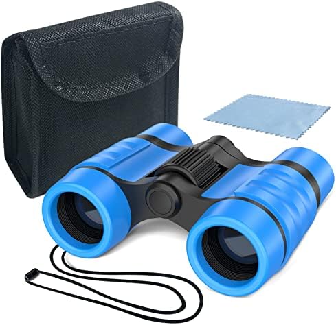 ESSENSON Binoculars for Kids Toys Gifts for Age 3, 4, 5, 6, 7, 8, 9, 10+ Years Old Boys Girls Kids Telescope Outdoor Toys for Sports and Outside Play, Bird Watching, Birthday Presents(Blue)