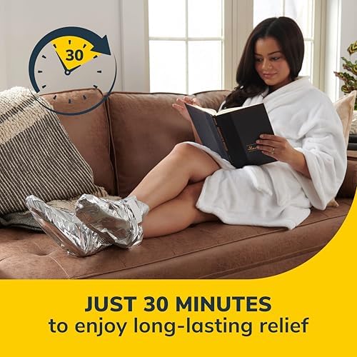 Dr. Scholl's® Tired, Achy Feet Soothing & Reviving Foot Mask, 3 Pair, Warming Booties - Image 5