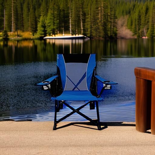 Kijaro Dual Lock Folding Camp Chairs - Versatile for Sports, Outdoors & Lawns - Locks Positions - Maldives Blue - Image 5