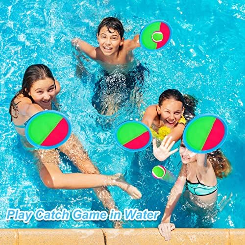 Ayeboovi Toss and Catch Ball Game Outdoor Toys for Kids Games Beach Toys Pool Toys Outdoor Yard Games for 3 4 5 6 7 8 9 10 Year Old Boys Girls Stocking Stuffers Birthday Gifts (Upgraded) - Image 9