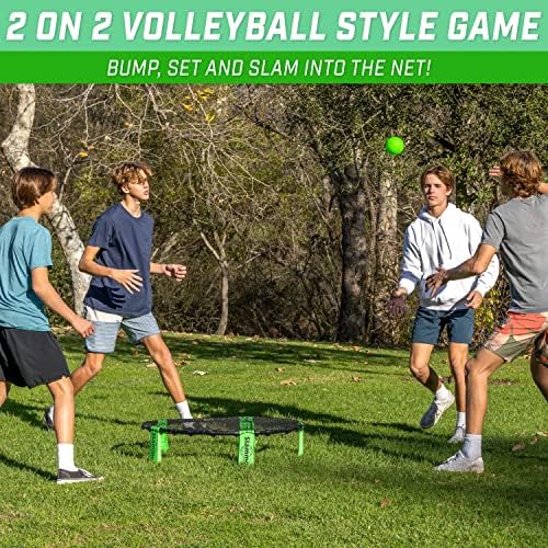 GoSports Slammo Game Set (Includes 3 Balls, Carrying Case and Rules) - Outdoor Lawn, Beach & Tailgating Roundnet Game for Kids, Teens & Adults - Image 2